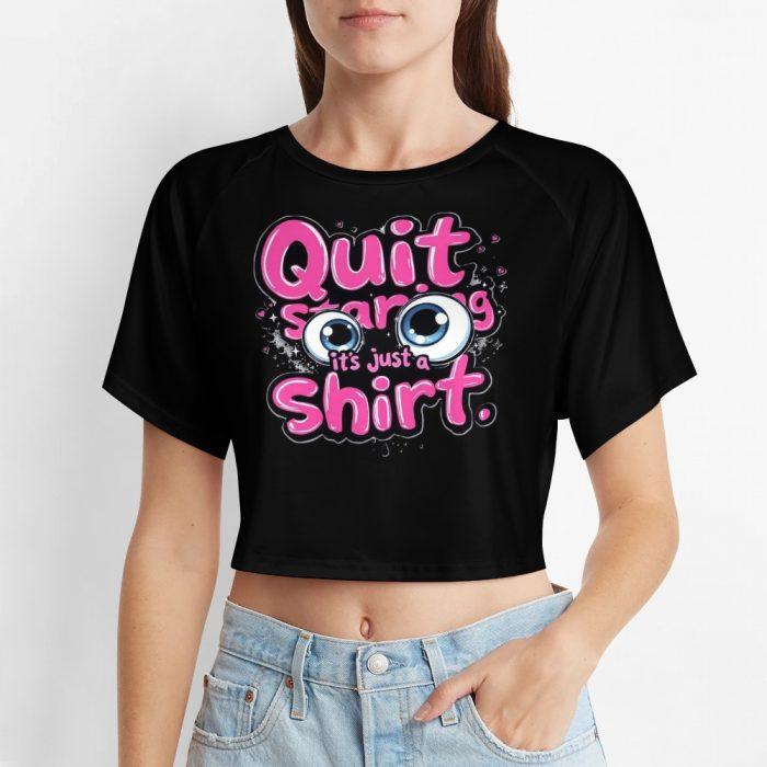 👀Quit Staring Crop Top – Muffin Town Collection - Image 6