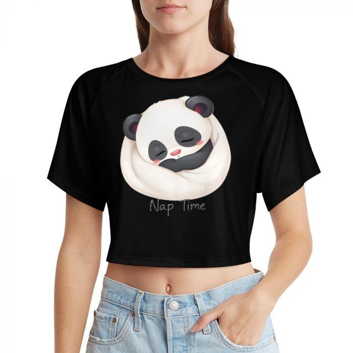 🐼Nap Time Panda Crop Top – First Kiss Butterflies Collection - Image 10