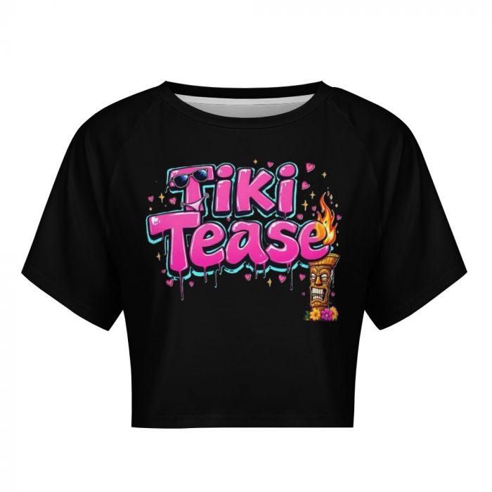 Tiki Tease Crop – Graffiti Beach Flirt Tee - Image 8