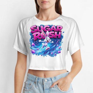 🍭Sugar Rush Bunny Crop Top – First Kiss Butterflies Collection