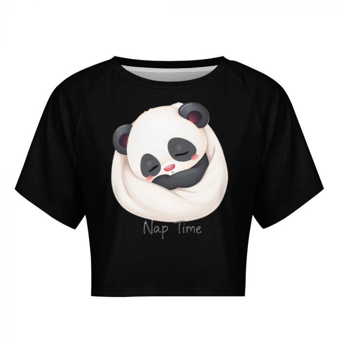 🐼Nap Time Panda Crop Top – First Kiss Butterflies Collection - Image 8