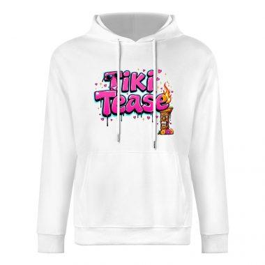 Tiki Tease Hoodie – Flirty Graffiti Hoodie with Tropical Tiki Torch Graphic