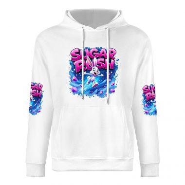 Sugar Rush Hoodie – Energetic Cartoon Bunny Hoodie with Neon Splash Graphics