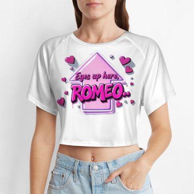 💘Eyes Up Here, Romeo Crop Top – Muffin Town Collection