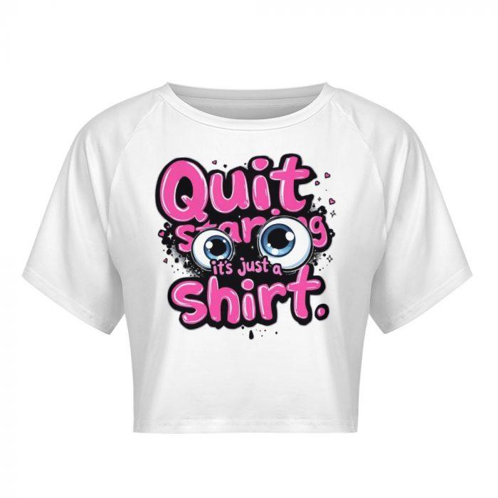 👀Quit Staring Crop Top – Muffin Town Collection - Image 3
