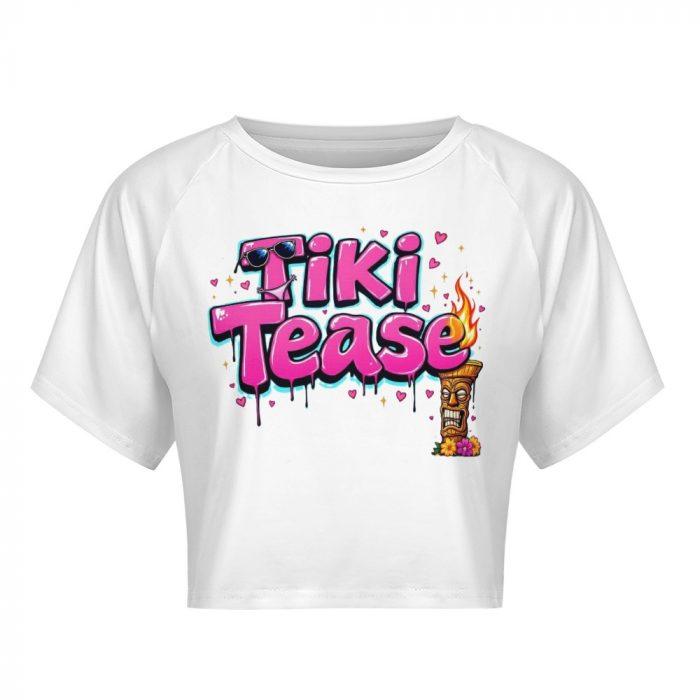 Tiki Tease Crop – Graffiti Beach Flirt Tee - Image 3
