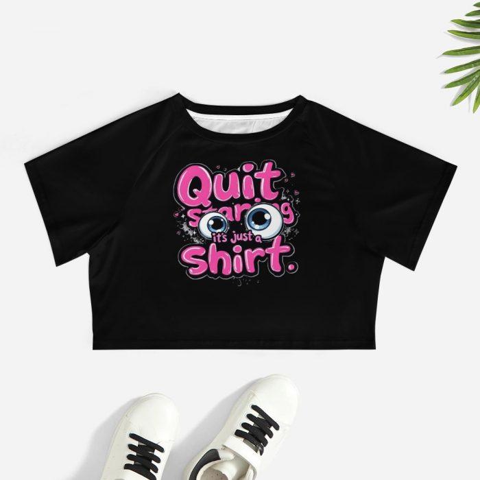 👀Quit Staring Crop Top – Muffin Town Collection - Image 7