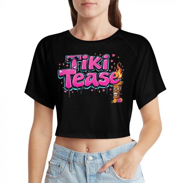 Tiki Tease Crop – Graffiti Beach Flirt Tee - Image 10