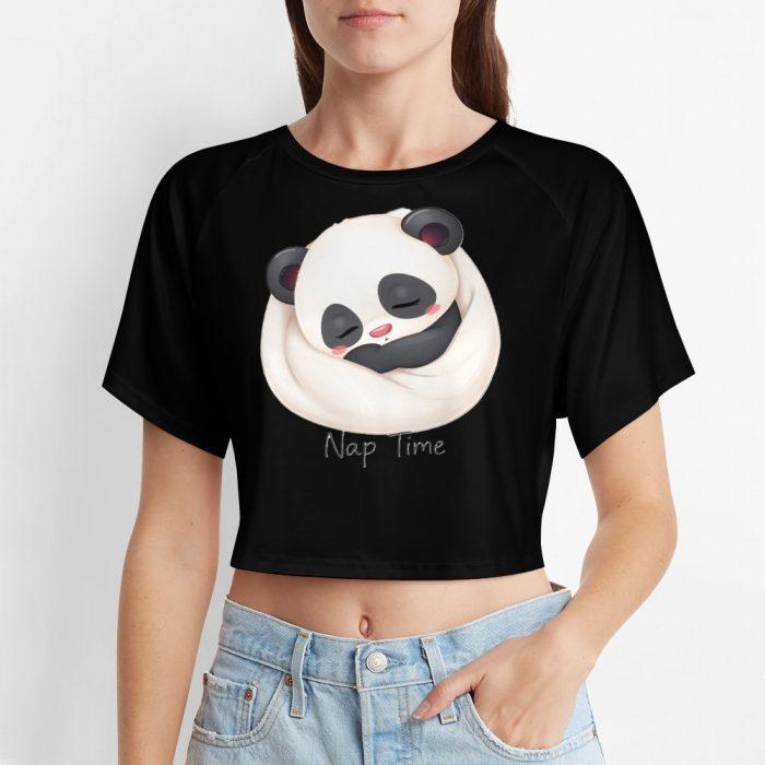 🐼Nap Time Panda Crop Top – First Kiss Butterflies Collection - Image 6
