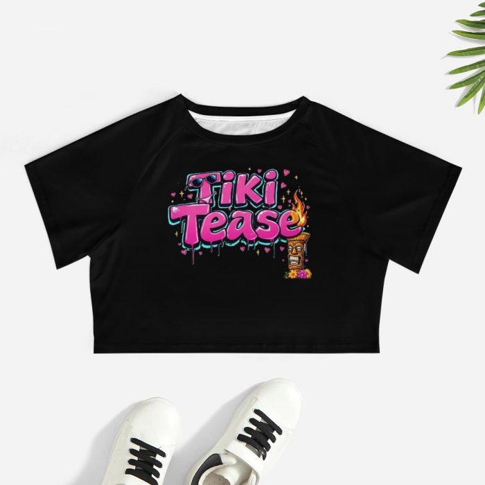 Tiki Tease Crop – Graffiti Beach Flirt Tee - Image 7