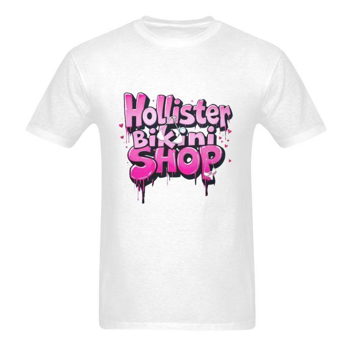 Hollister Bikini Shop Graphic Tee – Drippy Graffiti Streetwear Shirt - Image 7