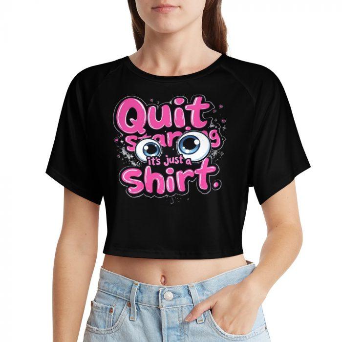 👀Quit Staring Crop Top – Muffin Town Collection - Image 10