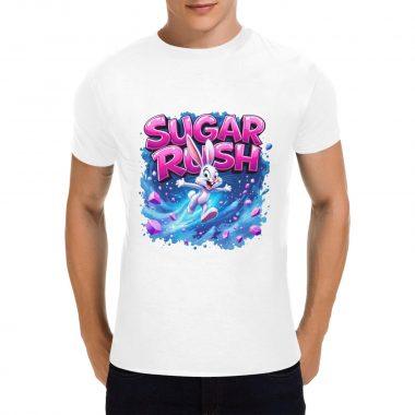 Sugar Rush Bunny – Flirty Cartoon Streetwear Graphic T-Shirt（Made in USA，Ships to USA Only）