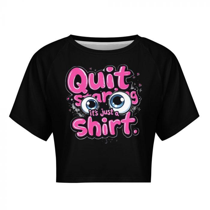 👀Quit Staring Crop Top – Muffin Town Collection - Image 8