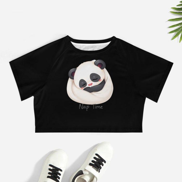 🐼Nap Time Panda Crop Top – First Kiss Butterflies Collection - Image 7