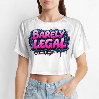Barely Legal Crop Top – Wanna Play? – Muffin Town Collection