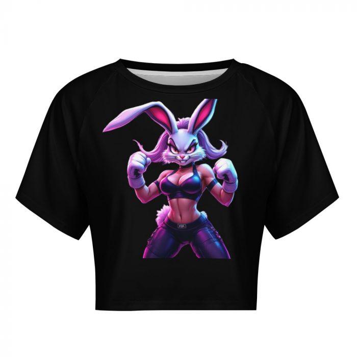 Power Stance Bunny Crop Top – Barbed Halo Collection - Image 8