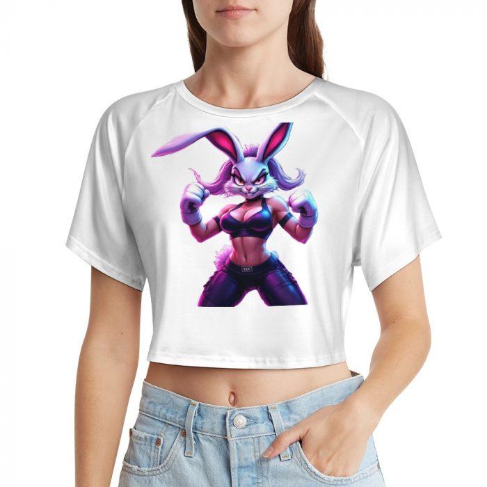 Power Stance Bunny Crop Top – Barbed Halo Collection - Image 5