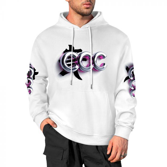 CCC Graffiti Logo Hoodie – Bold Street Style Pullover with Candy Curves Couture Tag - Image 3