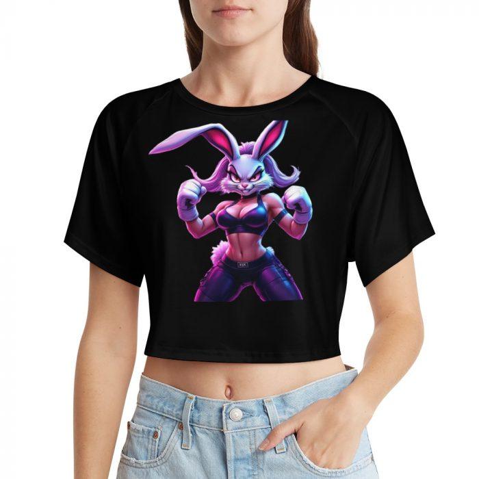 Power Stance Bunny Crop Top – Barbed Halo Collection - Image 10