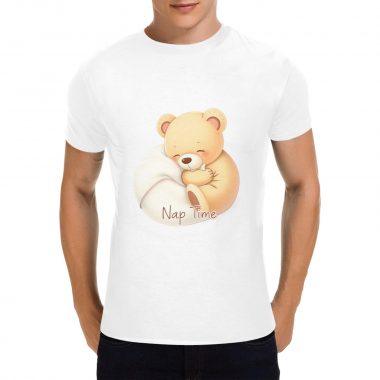 Men - Heavy Cotton T-Shirt - Front Print （Made in USA，Ships to USA Only）