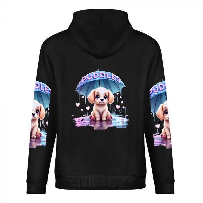 Puddles Puppy Hoodie – Cute Rainy Day Dog Sweatshirt - Image 6