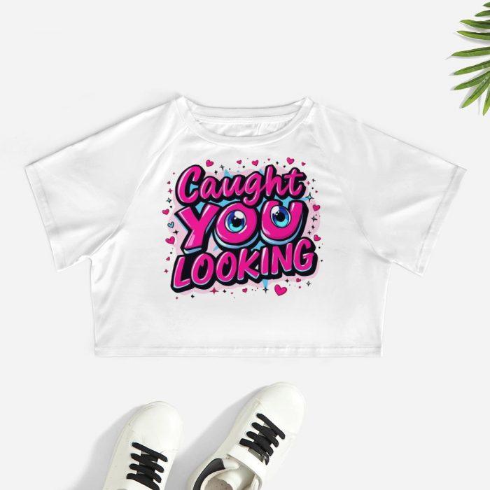 Caught You Looking Crop Top – Heartbreak City Graffiti Collection - Image 2