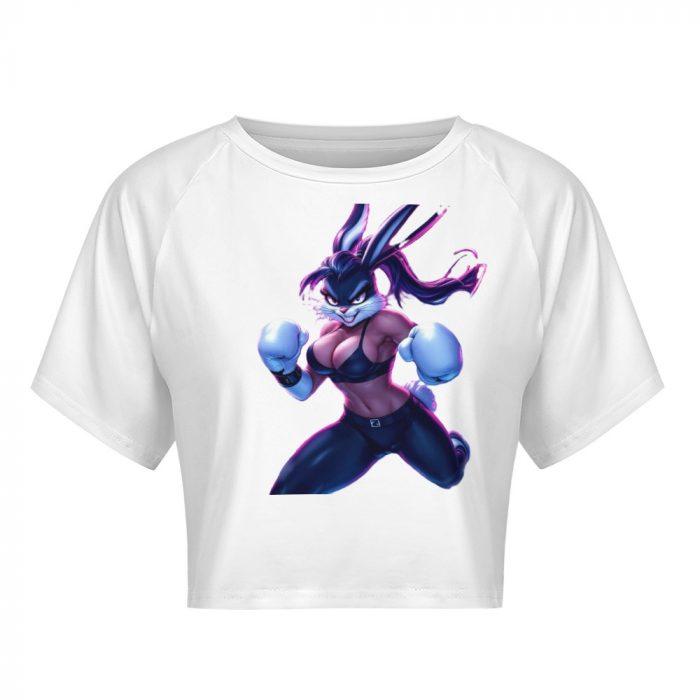Fierce Bunny Boxer Crop Top – Barbed Halo Collection - Image 3