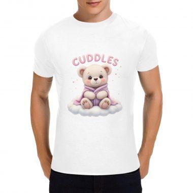 Cuddles Bear – Soft Dreamcore Graphic T-Shirt (Made in USA,Ships to USA Only)