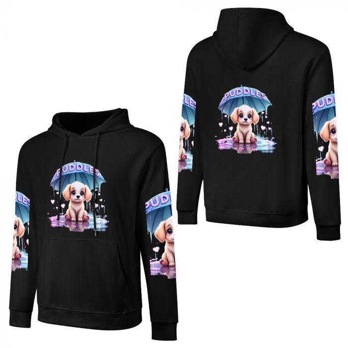 Puddles Puppy Hoodie – Cute Rainy Day Dog Sweatshirt - Image 3