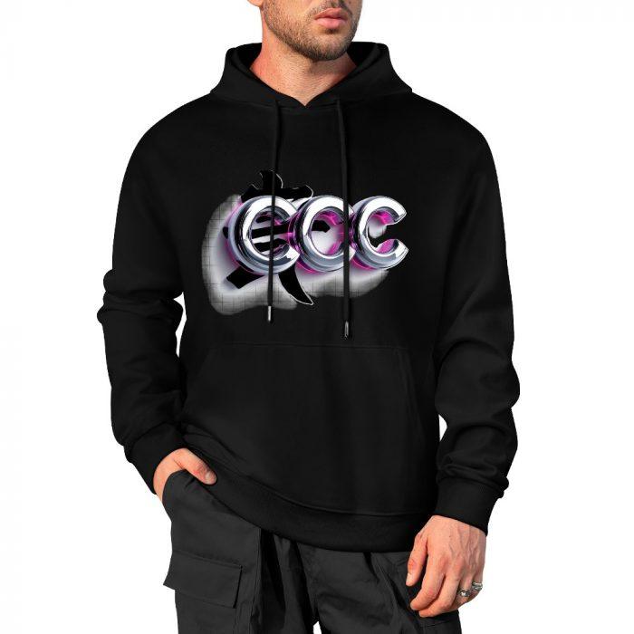 CCC Graffiti Logo Hoodie – Black Hoodie with Bold Streetwear Candy Curves Design - Image 4