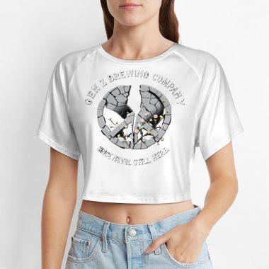 🍻Gen Z Brewing Co. – We’re Still Here Crop Top – Barbed Halo Collection