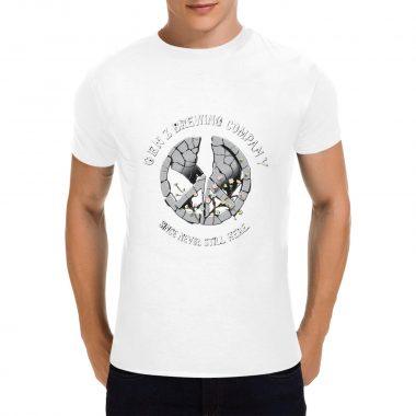 Gen Z Brewing Company – “She’s Still Real” Cracked Peace Graphic T-Shirt (Made in USA,Ships to USA Only)