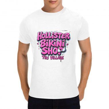 Hollister Bikini Shop – Tiki Village Graffiti Logo T-Shirt (Made in USA,Ships to USA Only)