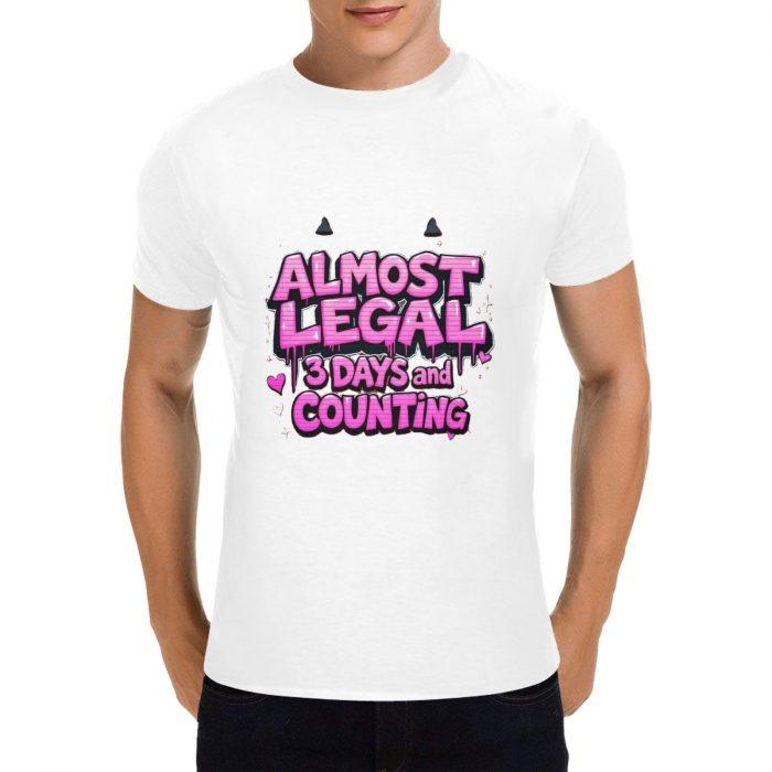 Almost Legal – 3 Days and Counting Tee – Bold, Flirty Graphic Shirt