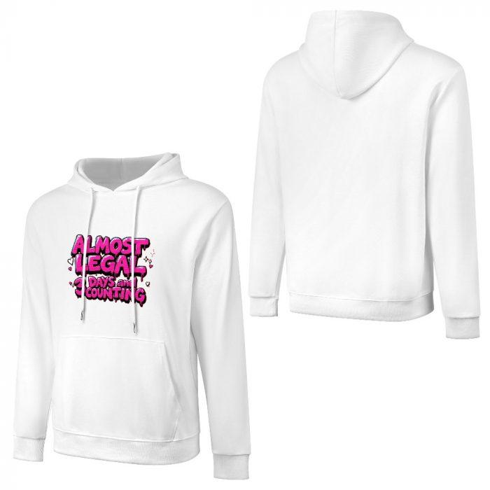 Almost Legal Hoodie – 3 Days and Counting Flirty Birthday Graphic Hoodie - Image 5