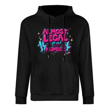 Almost Legal, It’s Just a Number – Graffiti Hoodie