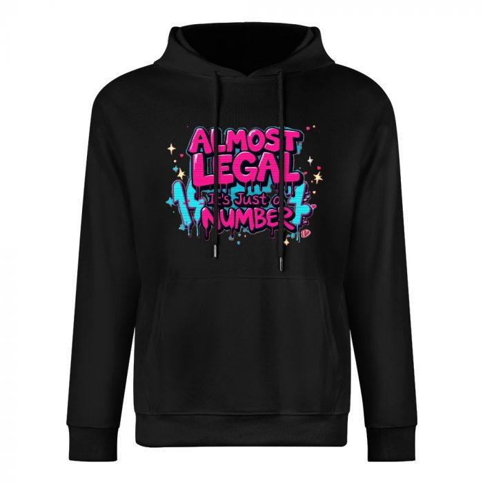 Almost Legal, It’s Just a Number – Graffiti Hoodie