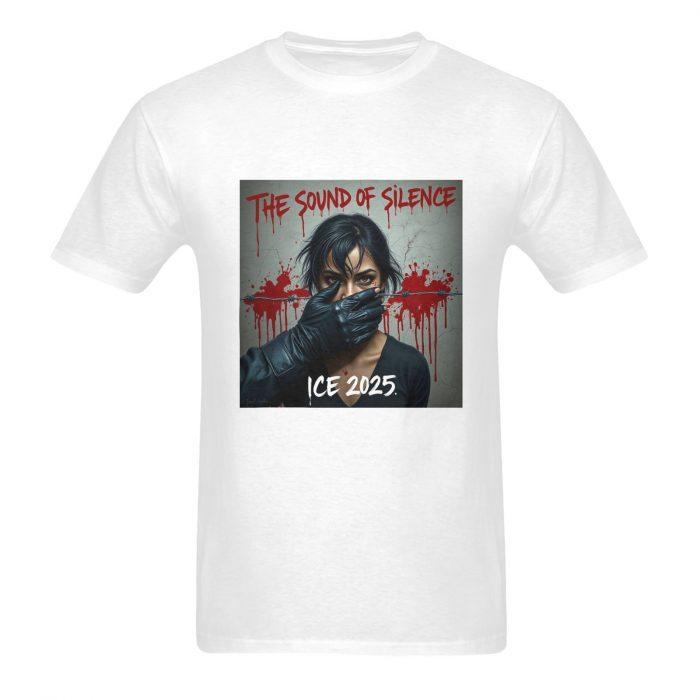 Men - Heavy Cotton T-Shirt - Front Print （Made in USA，Ships to USA Only） - Image 3