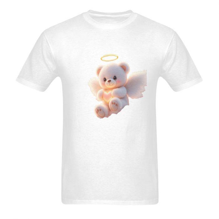 Angel Bear – Halo Glow Softcore Graphic T-Shirt（Made in USA，Ships to USA Only） - Image 3