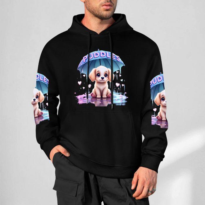 Puddles Puppy Hoodie – Cute Rainy Day Dog Sweatshirt - Image 5