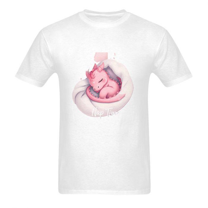 Nap Time Pink Dragon Tee – Whimsical Fantasy Creature Shirt（Made in USA，Ships to USA Only） - Image 7