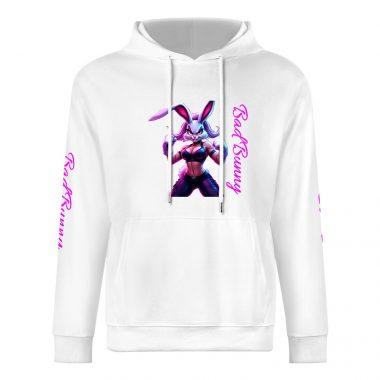 Bad Bunny Hoodie – Flirty Bunny Babe Streetwear Sweatshirt