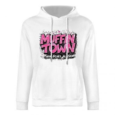 Muffin Town Hoodie – Bold Logo Hoodie for Twin Peaks, AL Girls with Attitude