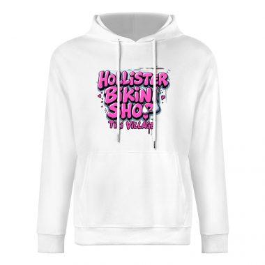 Hollister Bikini Shop Hoodie – Pink Graffiti Logo Hoodie from Tiki Village