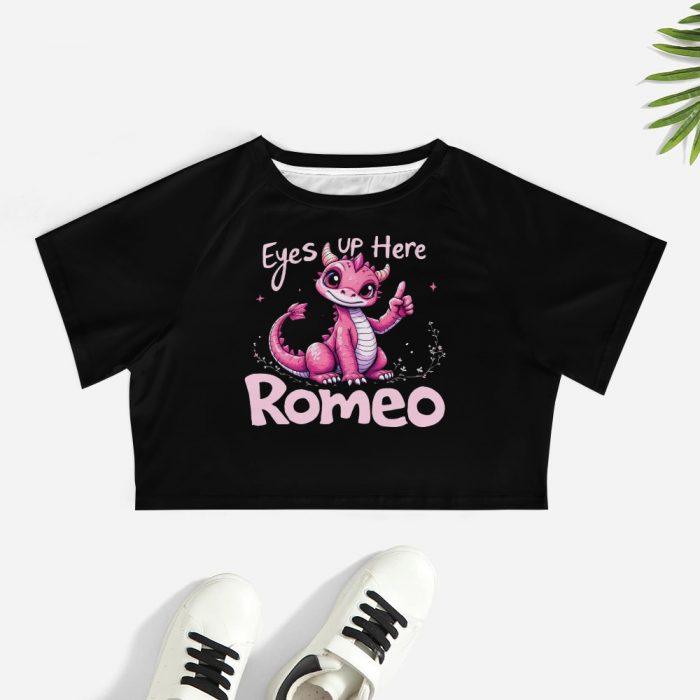 Eyes Up Here Romeo Crop Top – First Kiss Butterflies Exclusive - Image 7