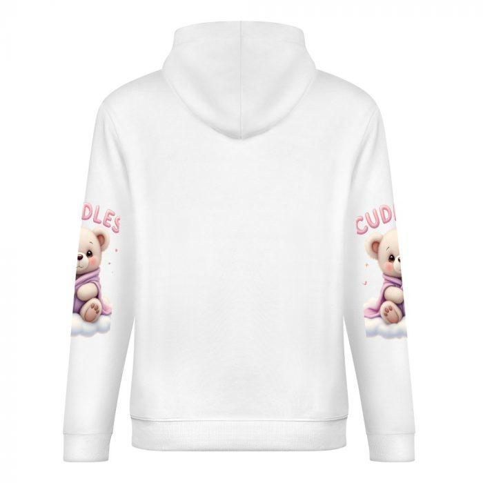 Cuddles Hoodie – Cute Teddy Bear Hoodie with Cloud Print and Sleeve Graphics - Image 6