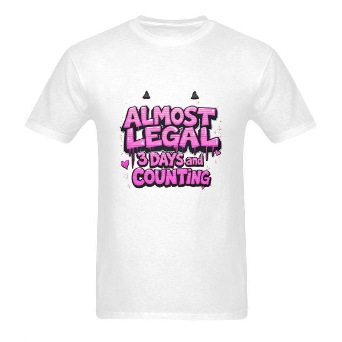 Almost Legal – 3 Days and Counting Tee – Bold, Flirty Graphic Shirt - Image 7