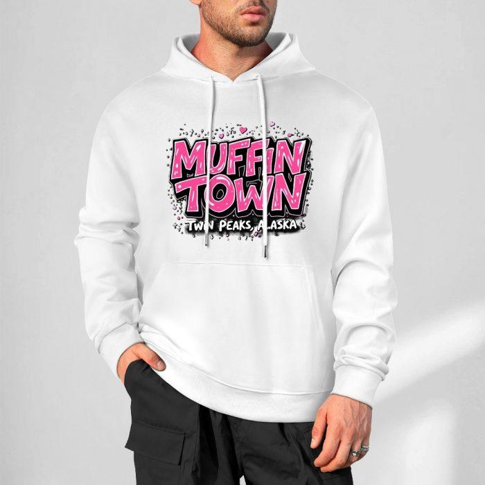 Muffin Town Hoodie – Bold Logo Hoodie for Twin Peaks, AL Girls with Attitude - Image 4