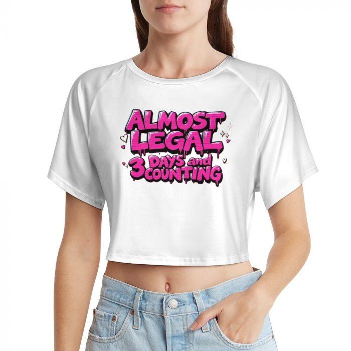 Almost Legal Crop – 3 Days and Counting Flirty Countdown Tee - Image 5